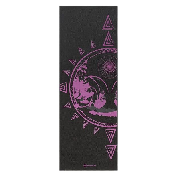 Gaiam  BE FREE  Double-Sided Yoga Mat 6mm 62031