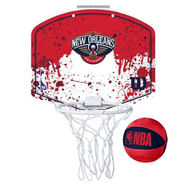 Wilson NBA Team New Orleans Pelicans Mini Hoop Basketball Backboard WTBA1302NOP