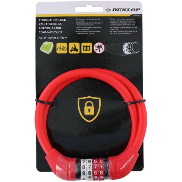 Dunlop 180861 Bicycle Lock