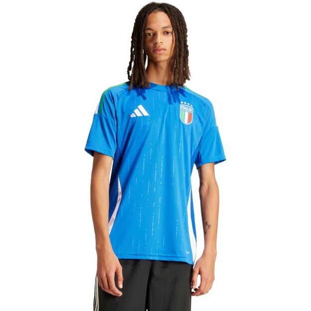 adidas Italy 24 Home men\ s t-shirt blue IN0657