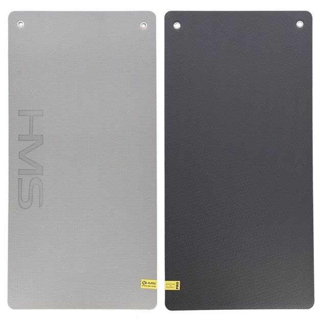 HMS Premium MFK07 gray club fitness mat with holes