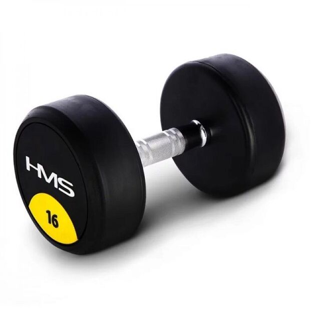 Rubber-coated dumbbell 16kg HMS HG PRO 16