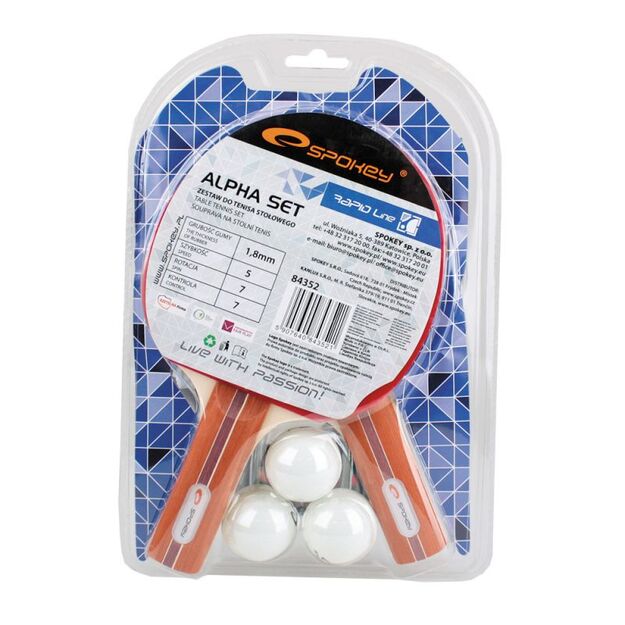 SPOKEY ALPHA SET 84352 PING PONG SET