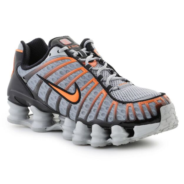 NIKE Nike Shox TL AV3595-011 LT Smoke Grey/Bright Mandarin