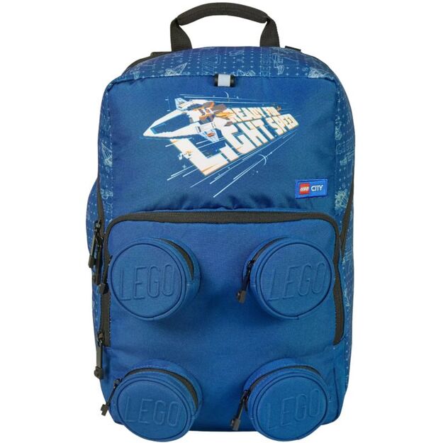 LEGO City Petersen School Backpack 20209-2505 Blue One size