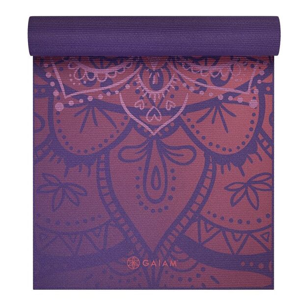 Gaiam Premium Athenian Rose Yoga Mat 6 mm 63958
