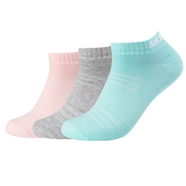 Skechers 3PPK Mesh Ventilation Socks SK43022-6060 Multicolor 35-38