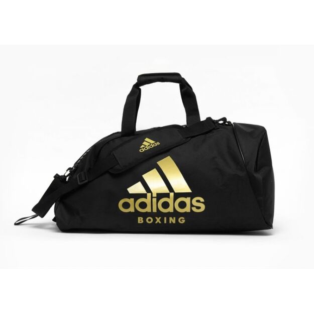 ADIDAS BOXING sports bag black/gold M