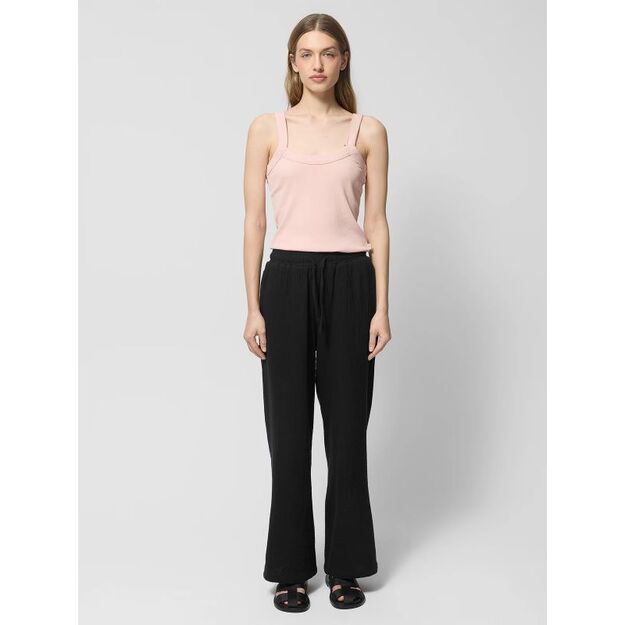 Women\ s Outhorn Cotton Muslin Trousers OTHWSS24TTROF1017-20S