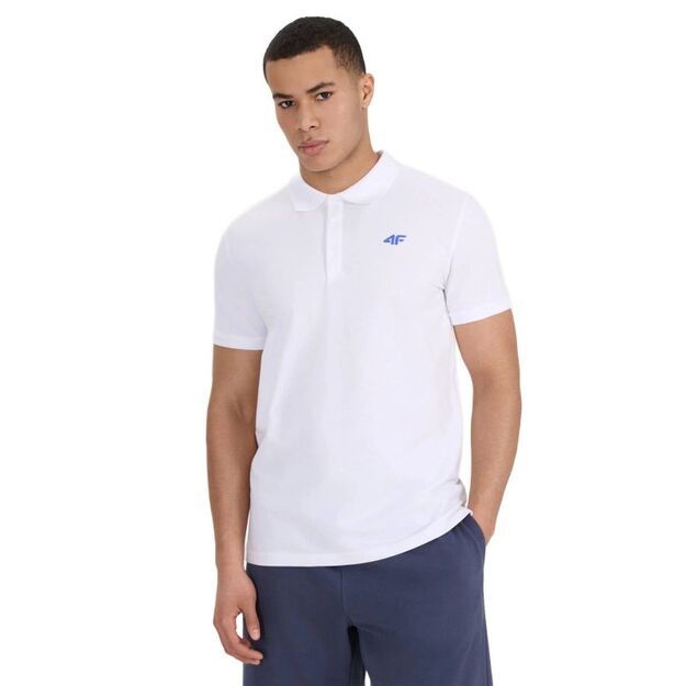 Men\ s polo shirt 4F 4FWSS25TPTSM704-10S