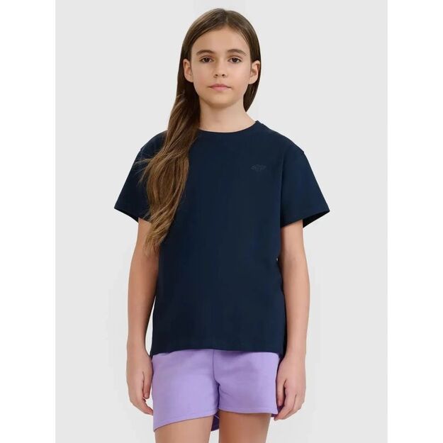 Girls\  plain T-shirt 4F 4FJWMM00TTSHF2332-31S