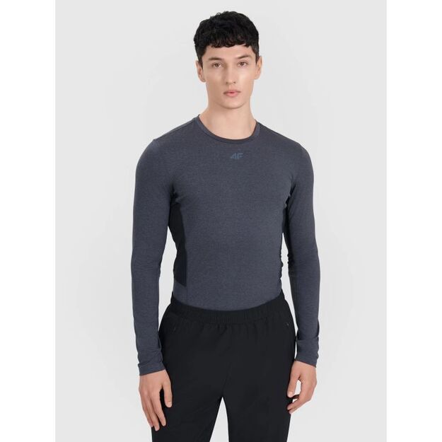 Men\ s quick-drying training longsleeve 4F 4FWMM00TFLOM507-22M