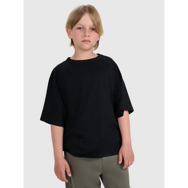 Boy\ s oversize plain T-shirt 4F 4FJWAW25TTSHM2411-20S
