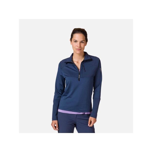 Rossignol W Skpr 1/2 Zip Sweatshirt Navy Blue