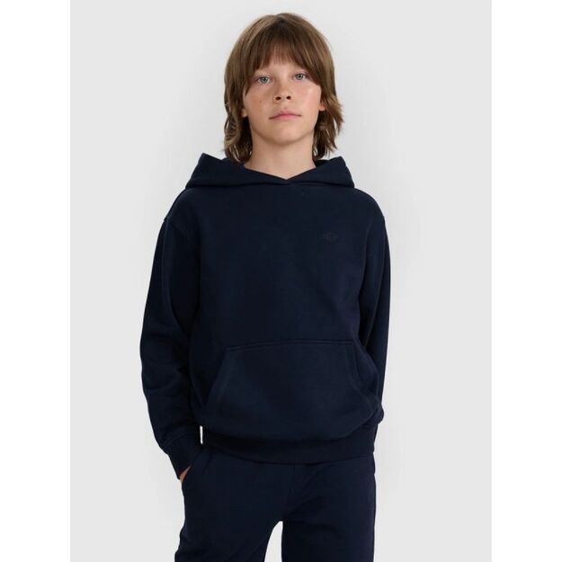 Boy\ s sweatshirt with hood, open, 4F 4FJWMM00TSWSM1860-31S