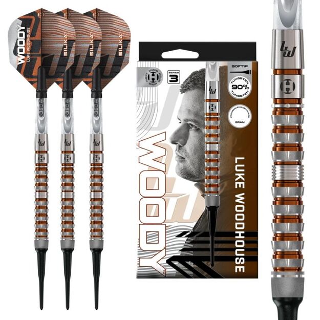 Harrows LUKE WOODHOUSE SERIES 3 darts 90% softip