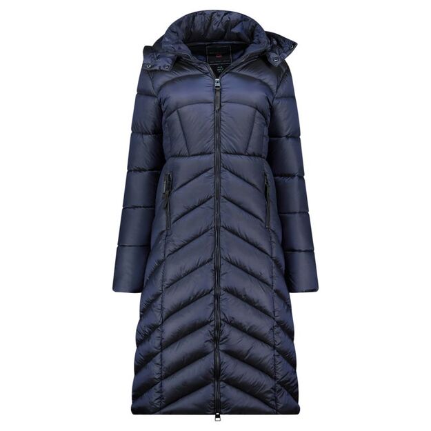 Geographical Norway Blanche Long Navy DB Lady 0116 Navy (WZ5476F/GN-Marine)