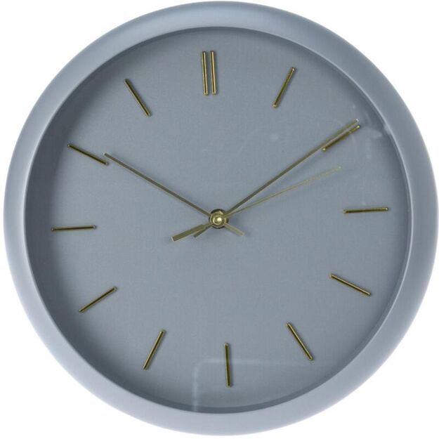 PP WALL CLOCK 30x4.5CM GRAY