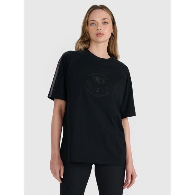 Women\ s oversize printed T-shirt 4F 4FRSS25TTSHF2791-20S