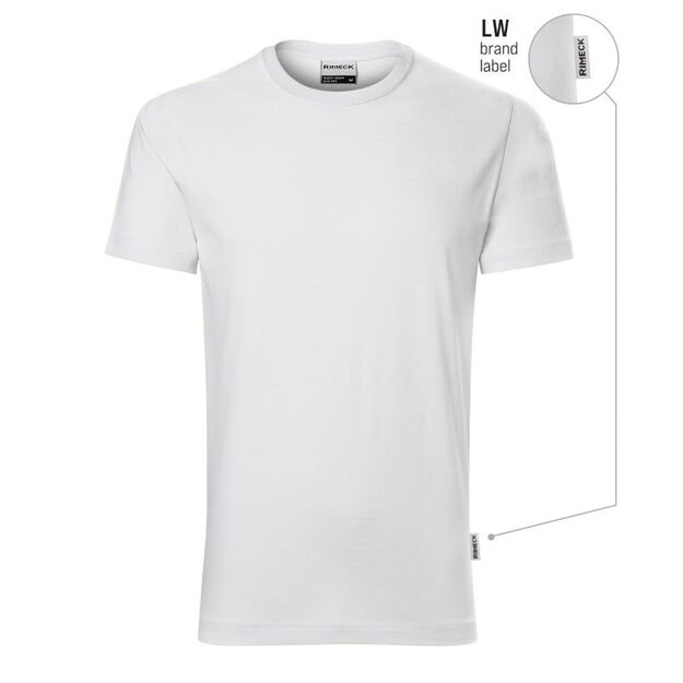 Men\ s Resist heavy T-shirt (white (brand label))
