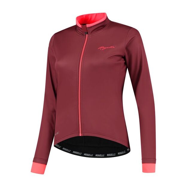 Rogelli ESSENTIAL women\ s winter jacket burgundy XS