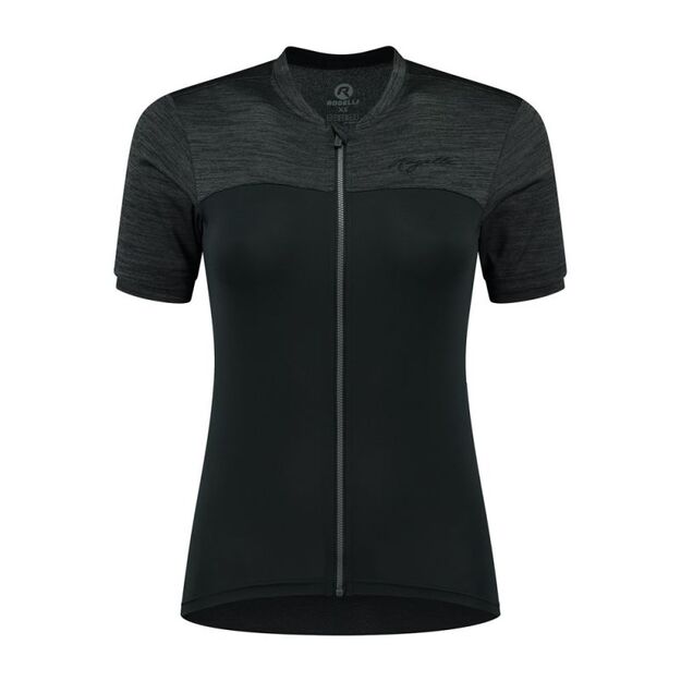 Rogelli women\ s T-shirt MELANGE black M