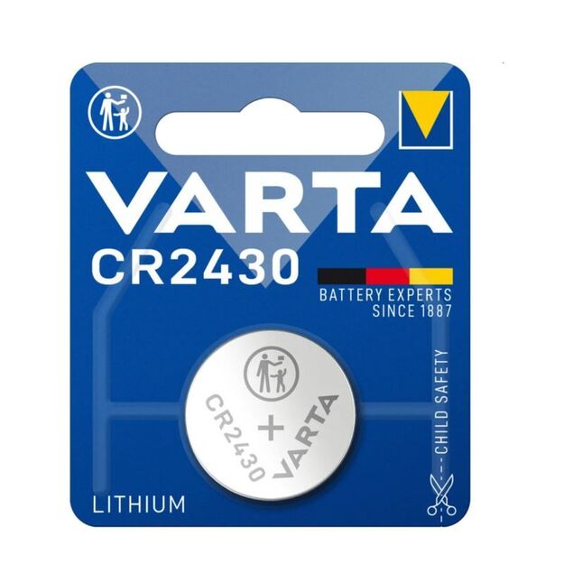 CR2430 Varta battery in a pack of 1 pc. Price per unit