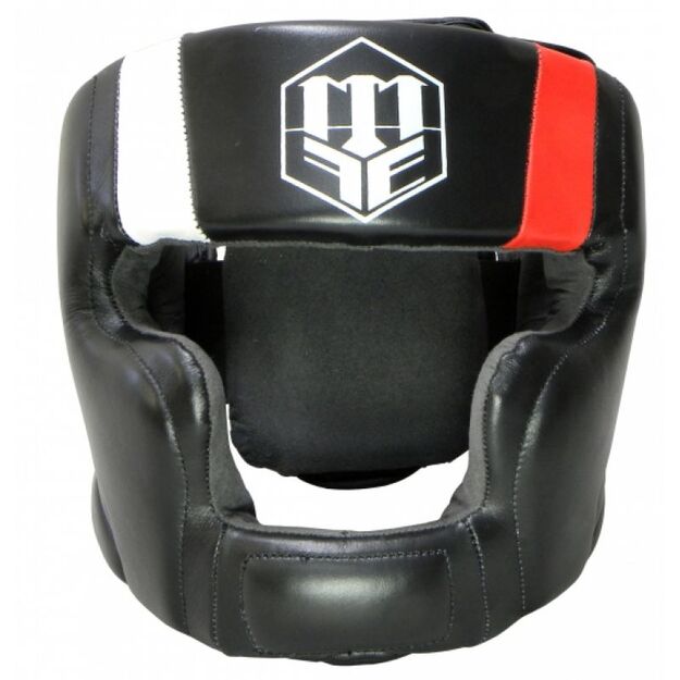 Leather boxing sparring helmet KSS-MFE-PL 02MFE01-M
