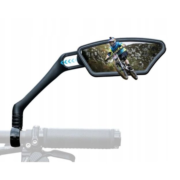 Rockbros right bicycle mirror 26210007002 black