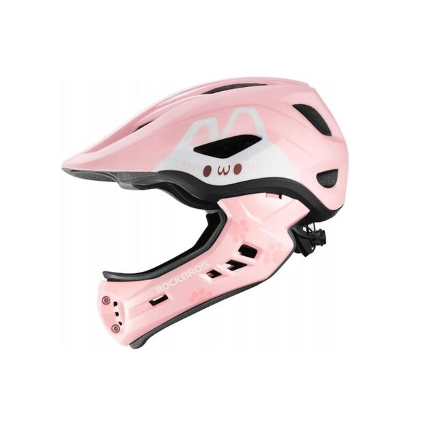 Rockbros Kids Bike Helmet 48-52cm Pink