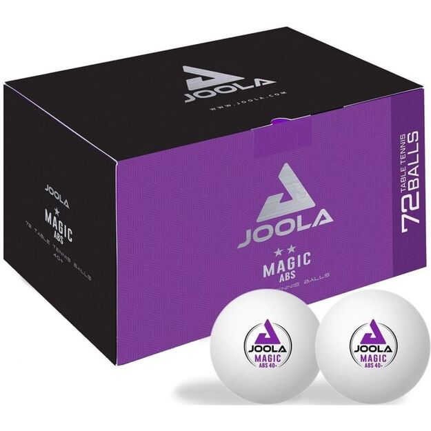 JOOLA MAGIC ABS TABLE TENNIS BALLS 72 PCS WHITE