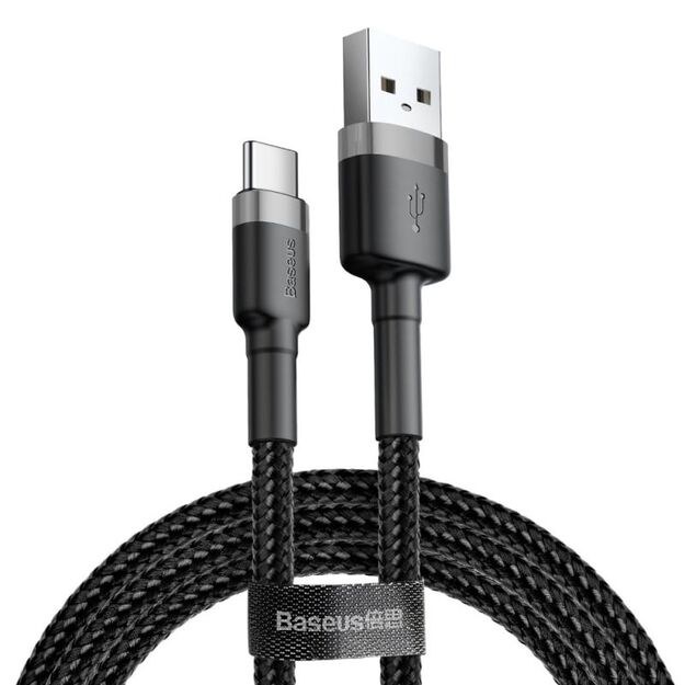 BASEUS USB TO USB-C CABLE BASEUS CAFULE 2A 2M (WH