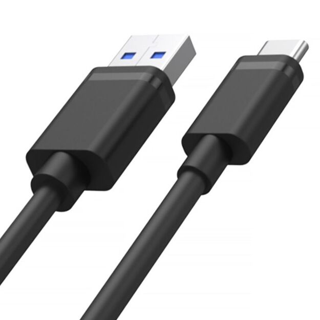 UNITEK USB CABLE USB-A - USB-C 25CM, Y-C480BK