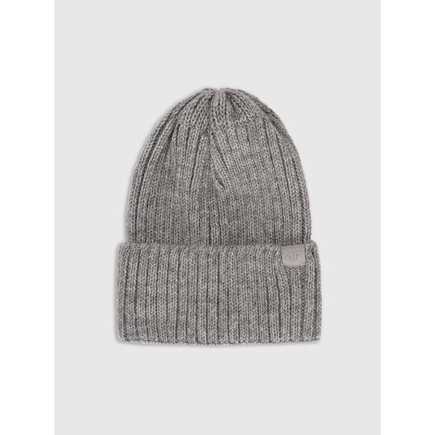 Women\ s winter hat with wool 4F 4FRAW25ACAPF0802-25M