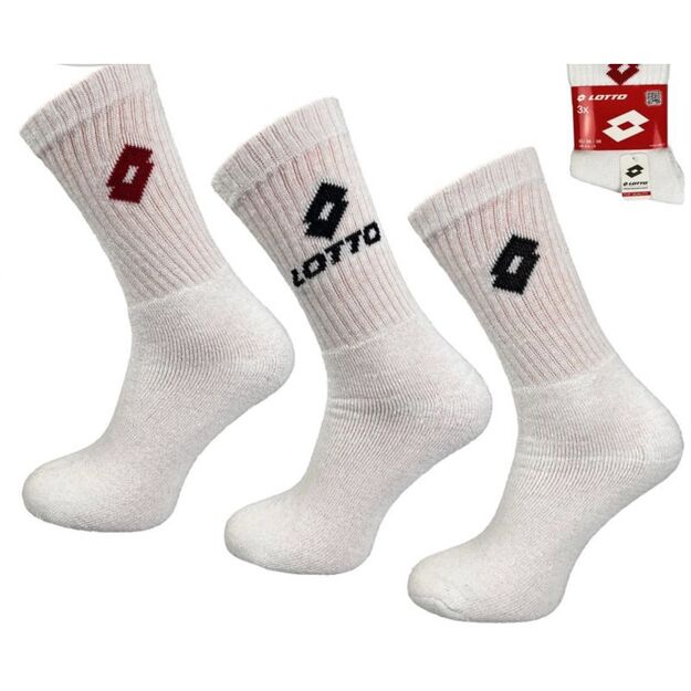 LOTTO Terry Socks White 3 Pairs 069609