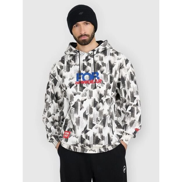 Men\ s loose hooded sweatshirt 4F 4FRAW25TSWSM2569-91A