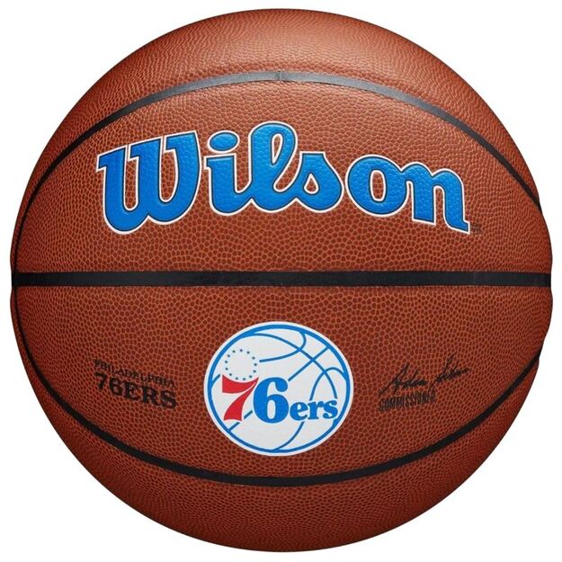 Wilson Team Alliance Philadelphia 76ers Ball WTB3100XBPHI Basketball