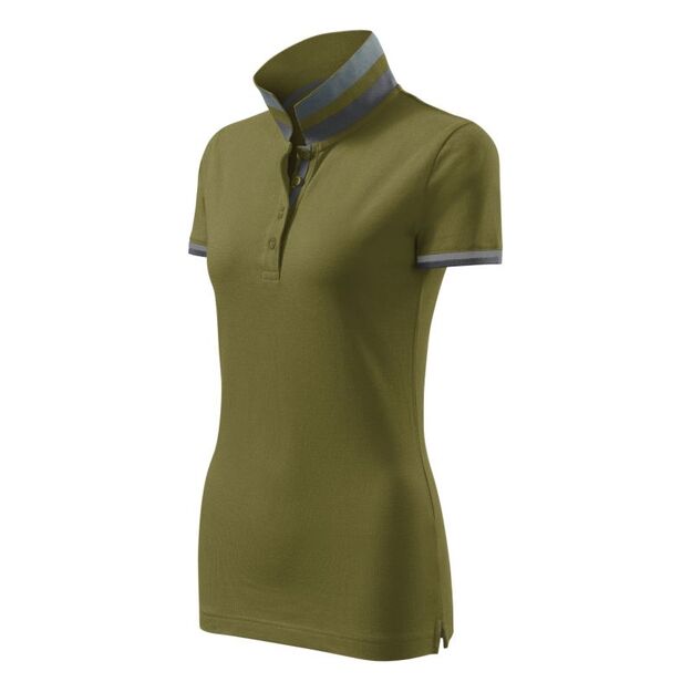 Malfini Collar Up W MLI-257A3 Polo Shirt Avocado Green