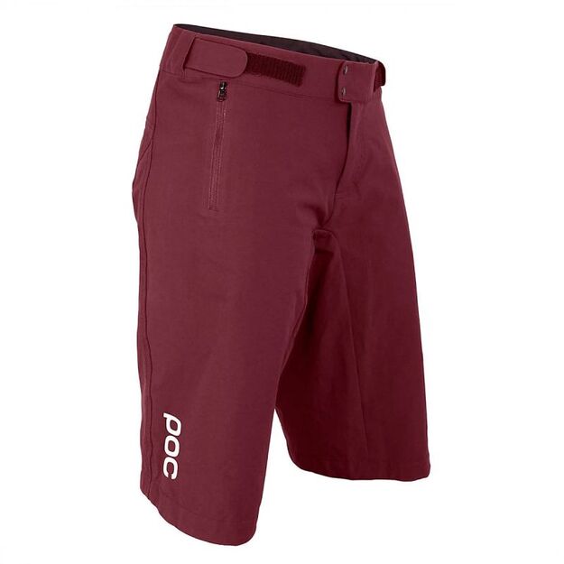 POC 52761-1121 RESISTANCE ENDURO LT WO SHORTS CARBON burgundy