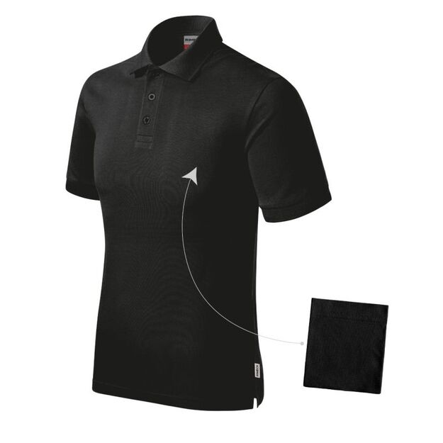 Rimeck Resist Heavy Polo Shirt M MLI-R2001 Black