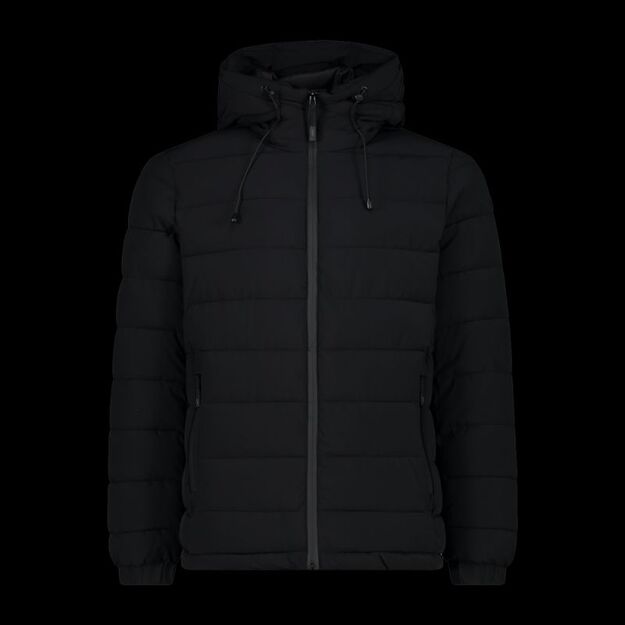 CMP men\ s winter sports jacket with hood, insulated, black (34K0167/U901)