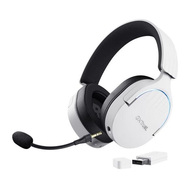 Trust GXT 491W FAYZO WIRELESS White Gaming Headphones