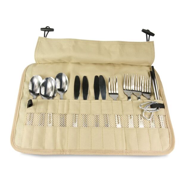 Offlander camping cutlery set in case OFF_CACC_27