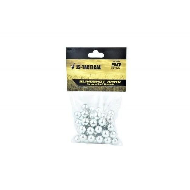 JS Tactical steel balls for slingshots 9.5 mm - 50 pieces