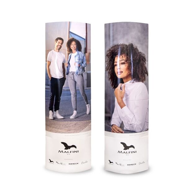 MALFINI cardboard stand (MALFINI logo)