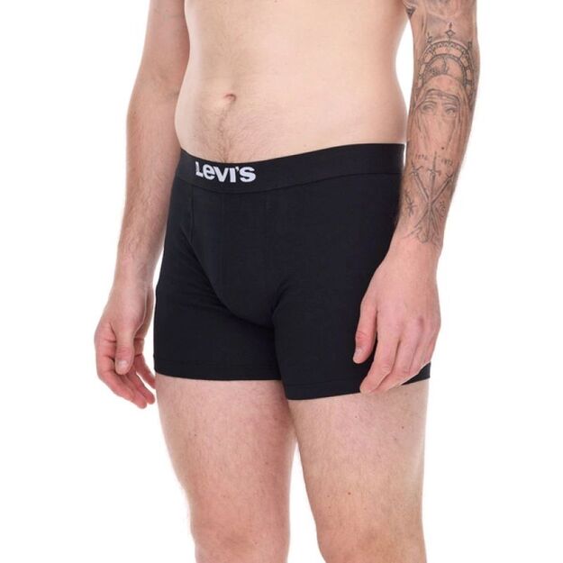 Levi\ s Boxers 3-Pack Men\ s Boxer Briefs Black Cotton