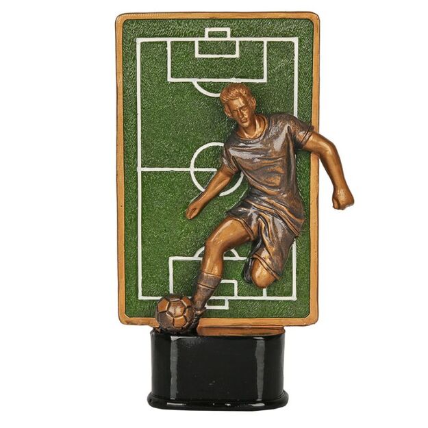 Soccer ball statuette RFST3055/BR/GN