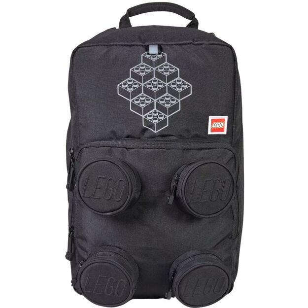 LEGO Bricks Petersen School Backpack 20209-2511 Black One size