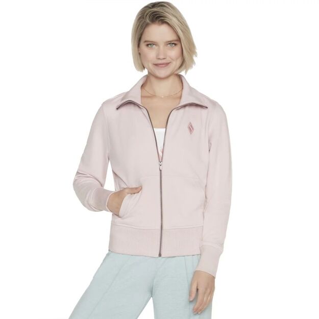 Skechers The Hoodless Hoodie Diamond Jacket W3JA262-LPK Pink L