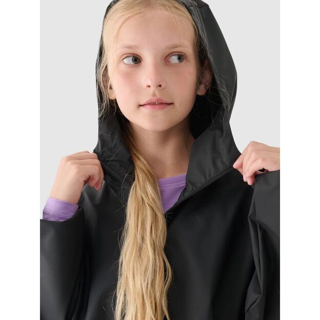 Children\ s transitional raincoat with rubber coating 4F Junior 4FJWSS24TJACU217-20S